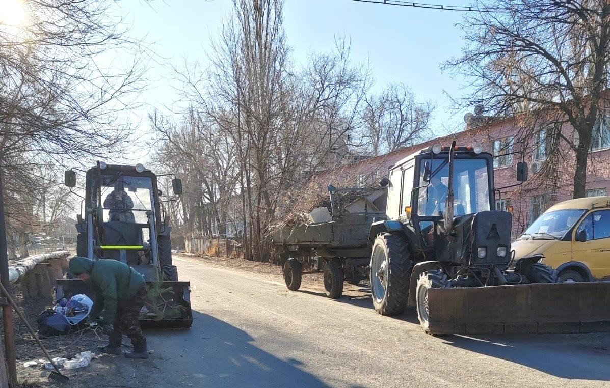 Благоустройство в п. Пробуждение.