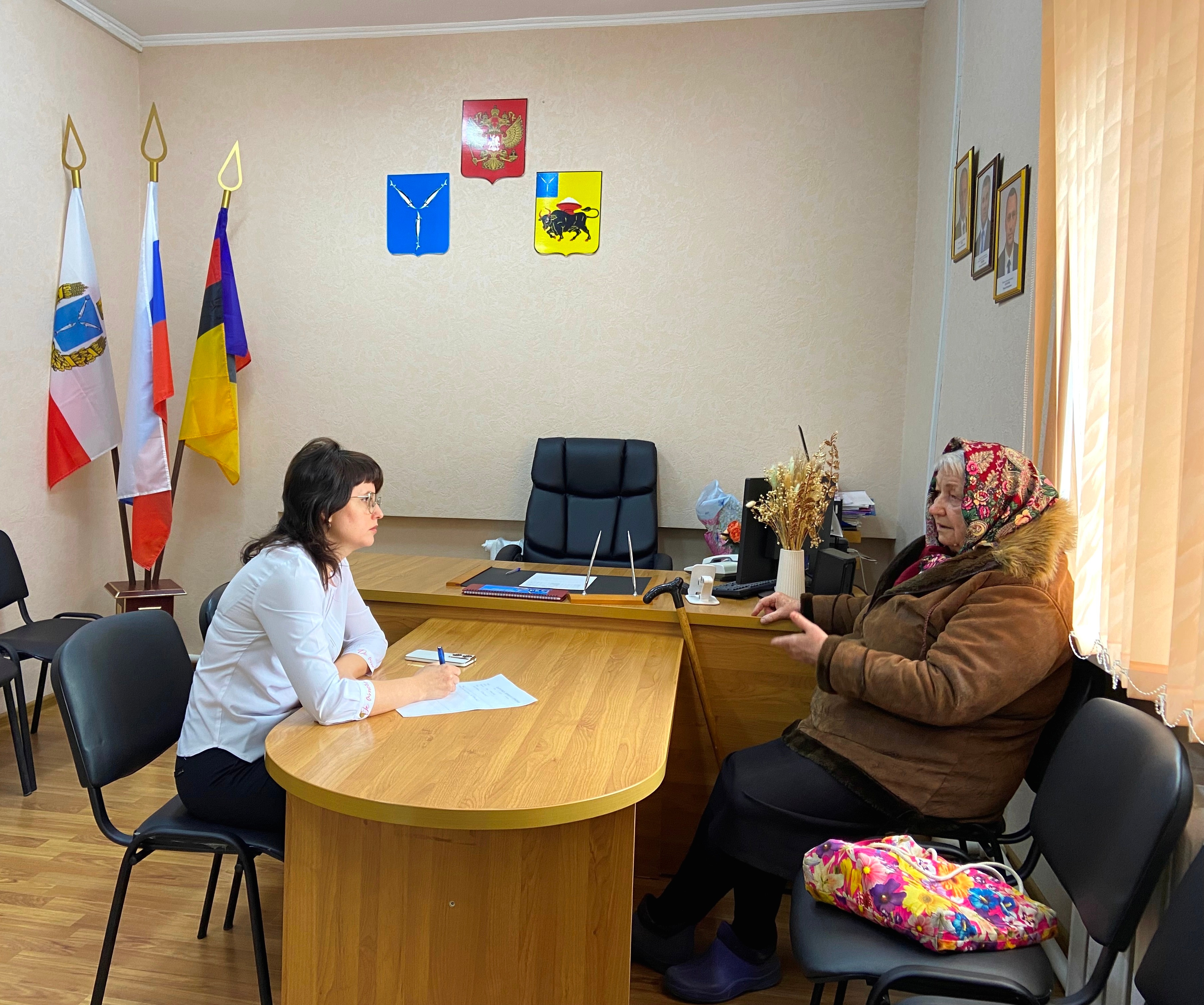Прием граждан в п. Пробуждение.