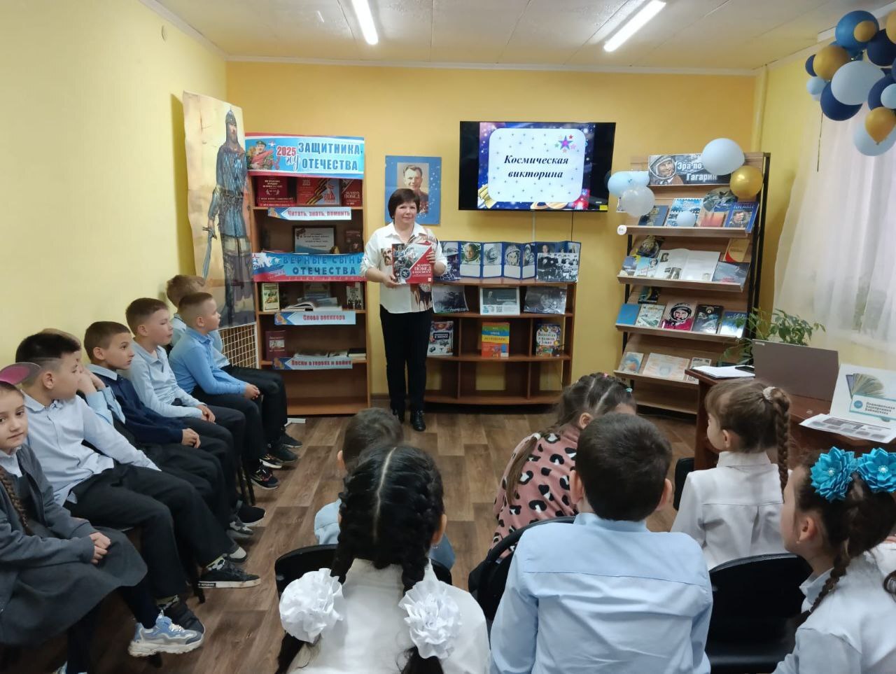 в библиотеках состоялись мероприятия ко Дню космонавтики.