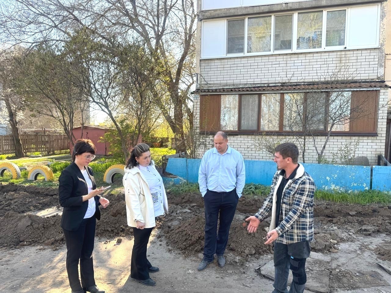 Благоустройство внутридворовых территорий в Новопушкинском МО.
