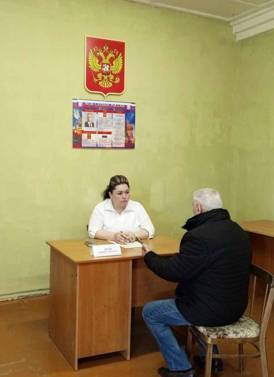 Личный прием граждан главой НОвопушкинского МО.