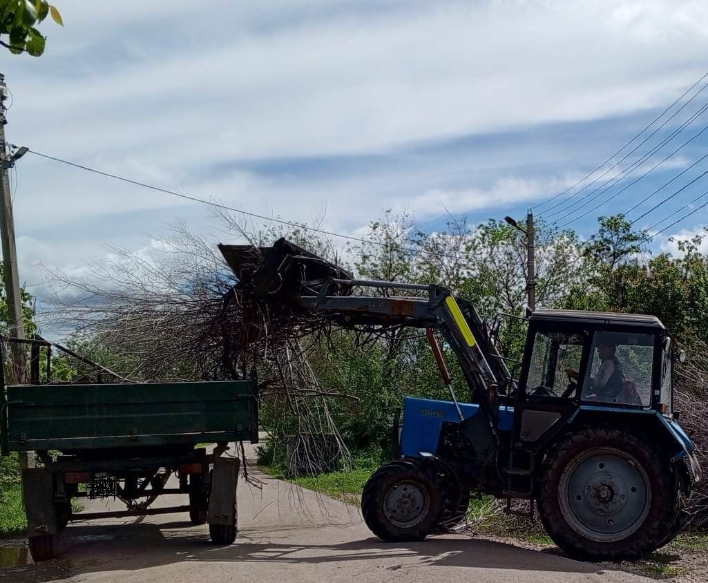 в Новопушкинском МО продолжаются работы по благоустройству населенных пунктов.