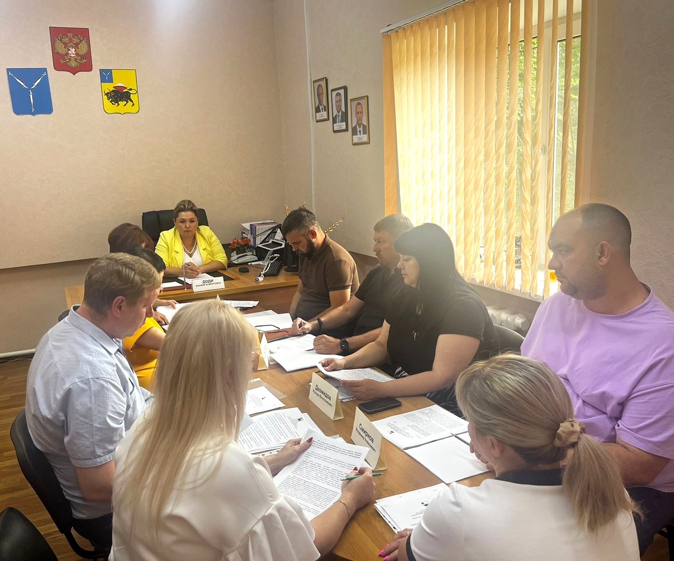 Состоялось сороковое заседание депутатов Новопушкинского МО.