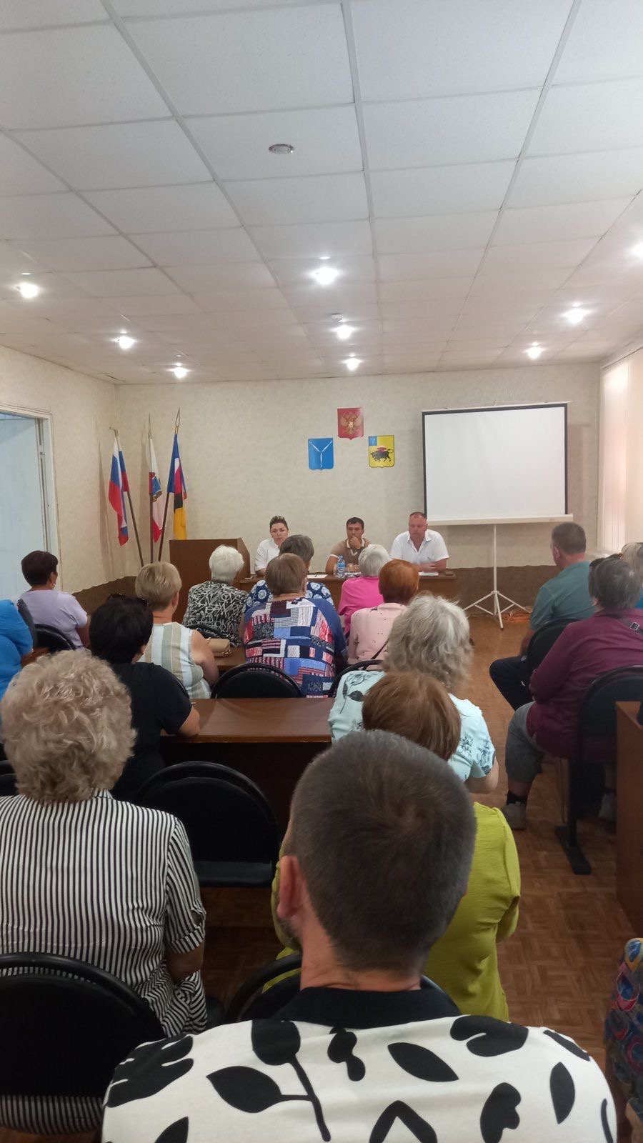 Встреча главы поселения с жителями по вопросу водоснабжения.