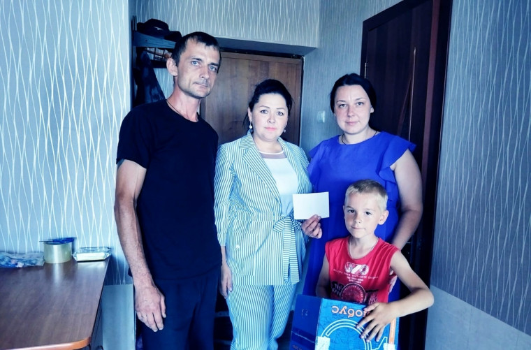 Оказание помощи семье из Курской области. Оказание помощи семье из Курской области.